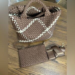 Woven chocolate bag